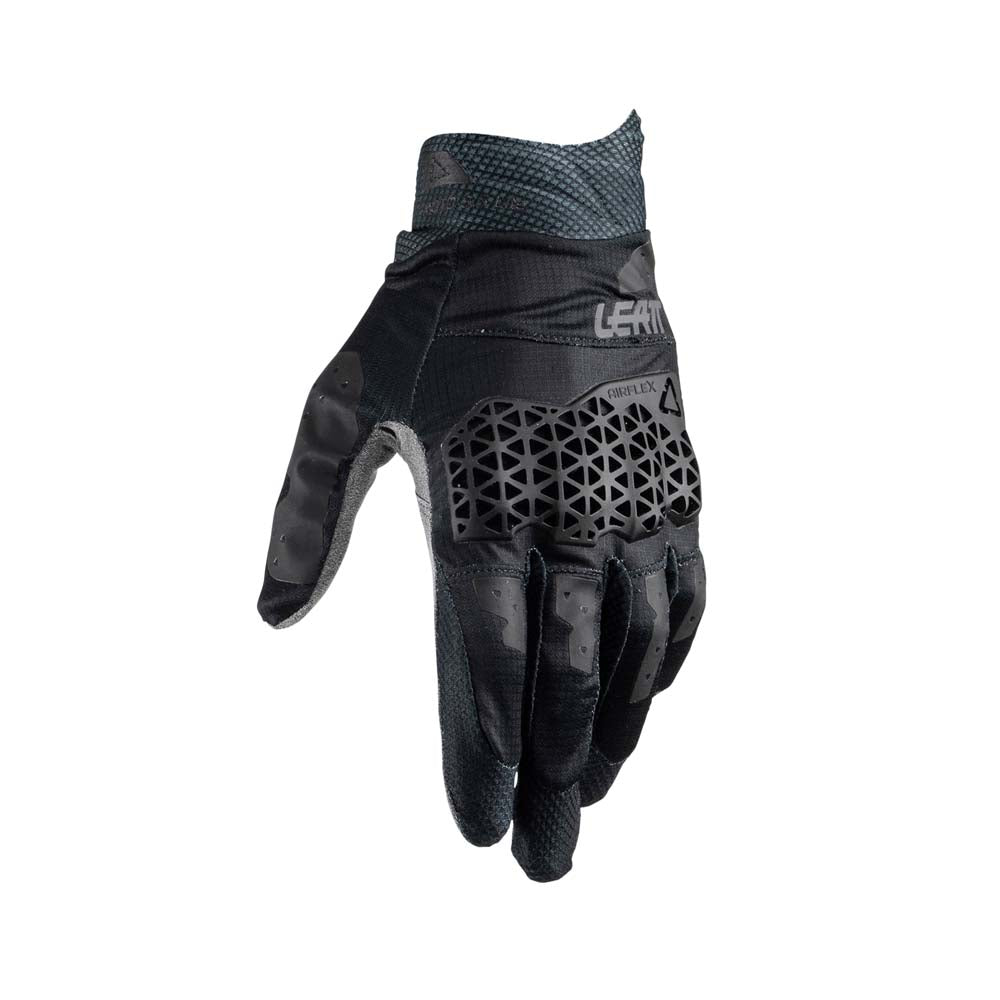 Leatt Moto 4.5 Lite Textile Gloves Black - FREE UK Shipping, FREE 365 Day Returns | Moto Central