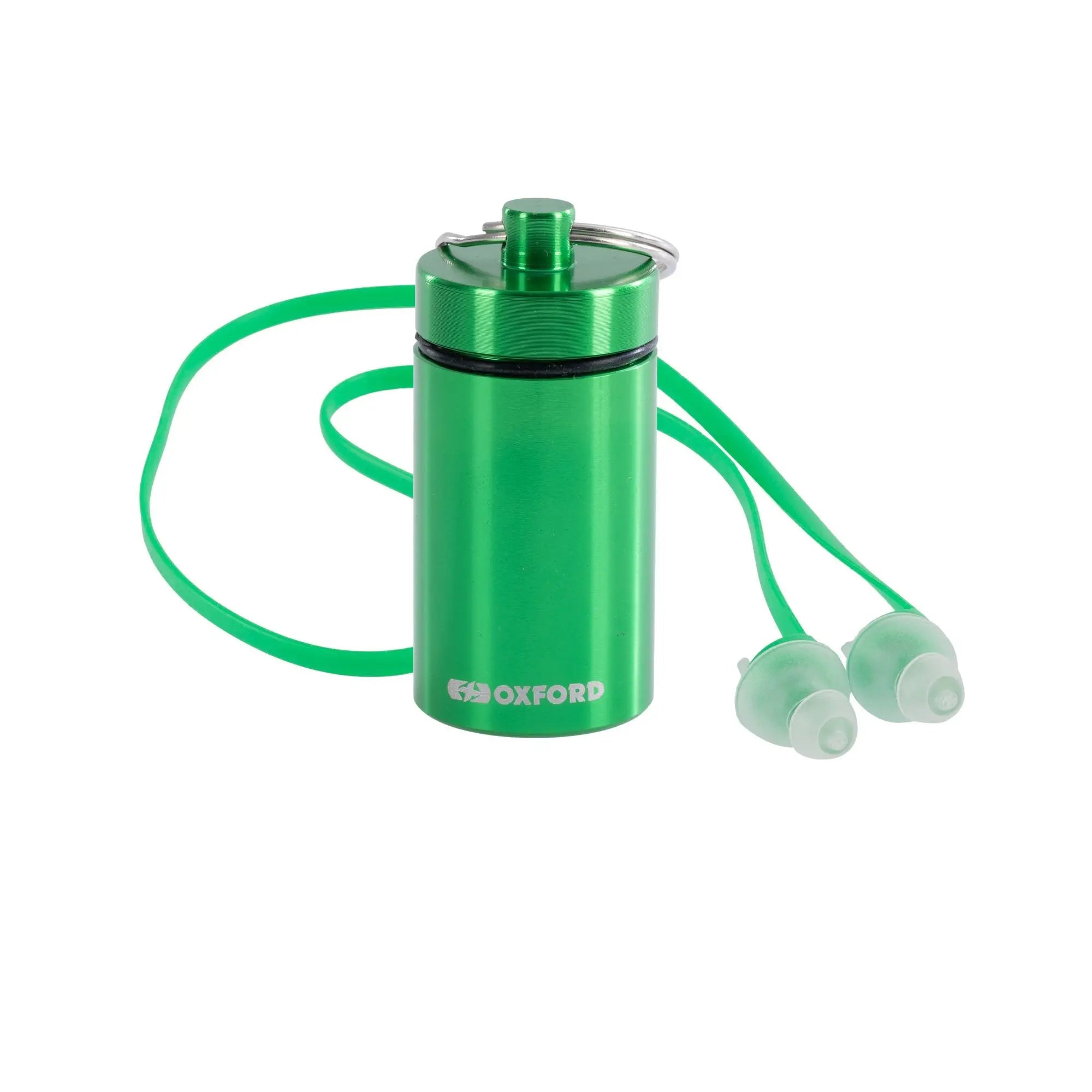 Oxford FilterBuds Commuter 18 SNR Ear Buds Clear / Green - FREE UK Shipping, FREE 365 Day Returns | Moto Central
