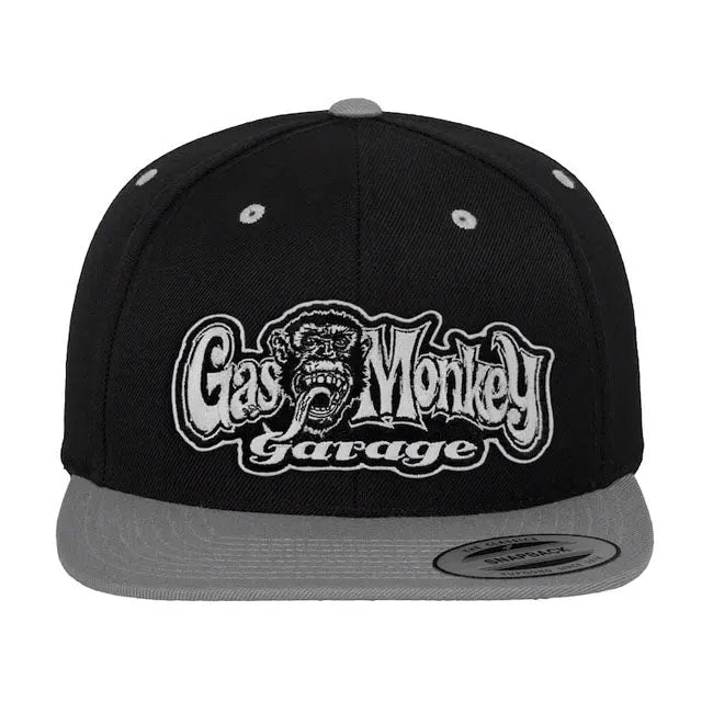 Gas Monkeys Garage Snapback Cap Black / Grey - FREE UK Shipping, FREE 365 Day Returns | Moto Central