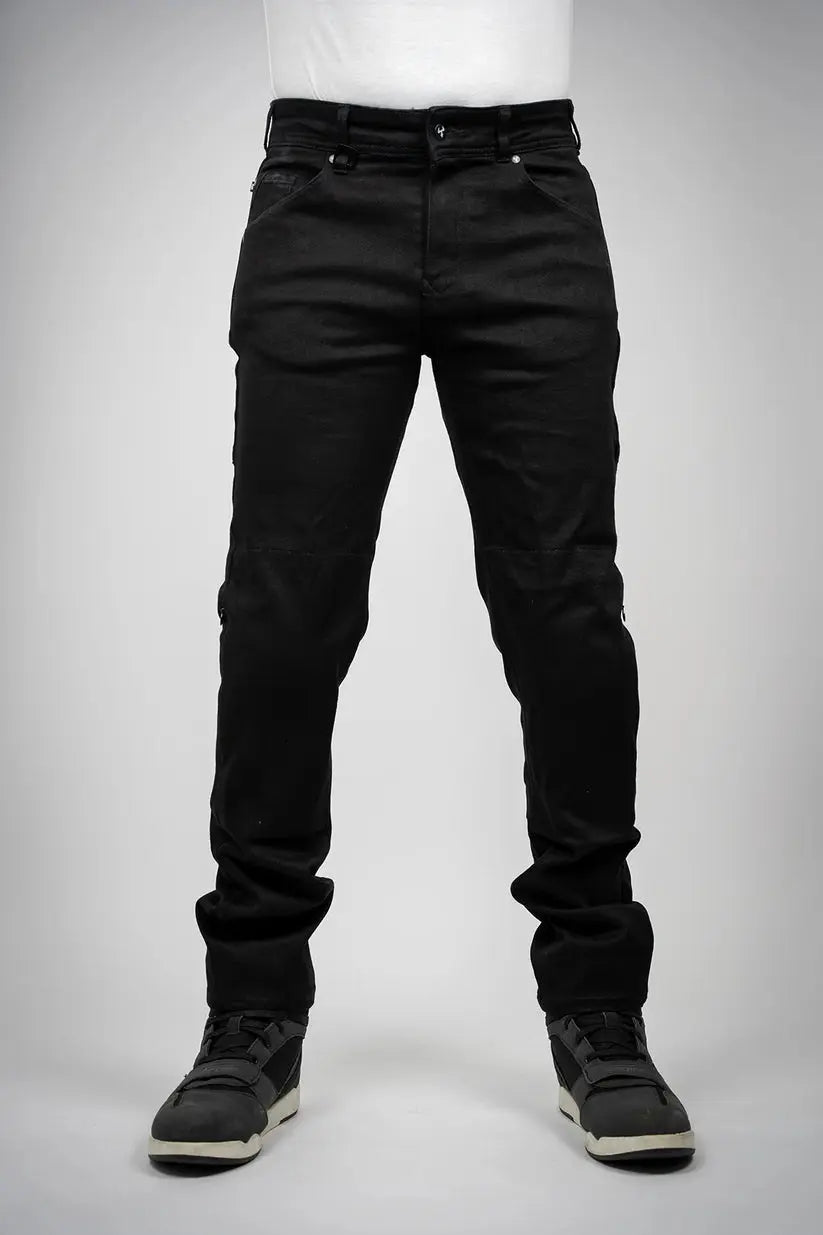 Bull-it Guardian Straight Fit Denim Jeans Black  - FREE UK Shipping, FREE 365 Day Returns | Moto Central