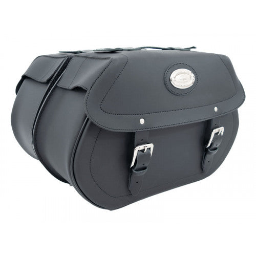 Longride Iparex Saddlebags Black - 38 Liters - 49 x 15.5 x 30 CM