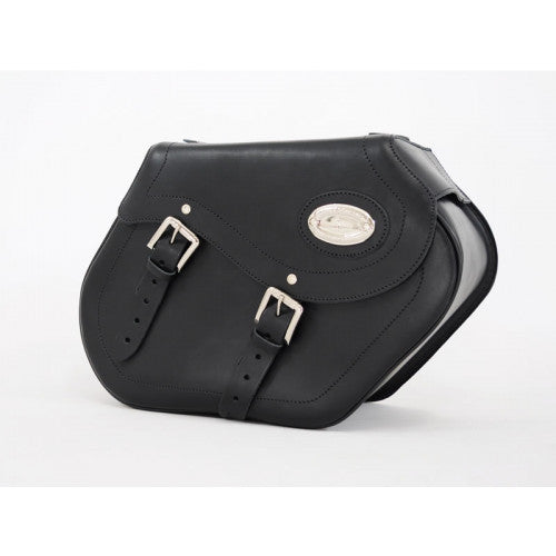 Longride Leather Saddlebags Black HCL154 - 38 Liters