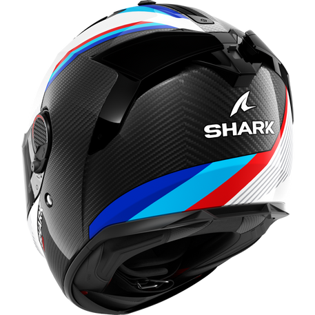 Shark Spartan GT PRO Carbon Dokhta White / Blue / Red