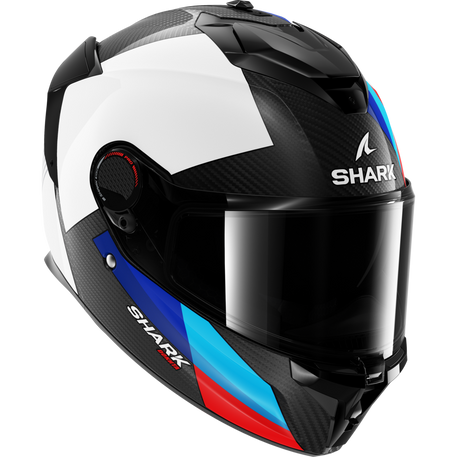 Shark Spartan GT PRO Carbon Dokhta White / Blue / Red