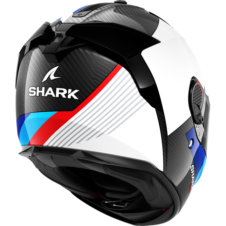 Shark Spartan GT PRO Carbon Dokhta White / Blue / Red