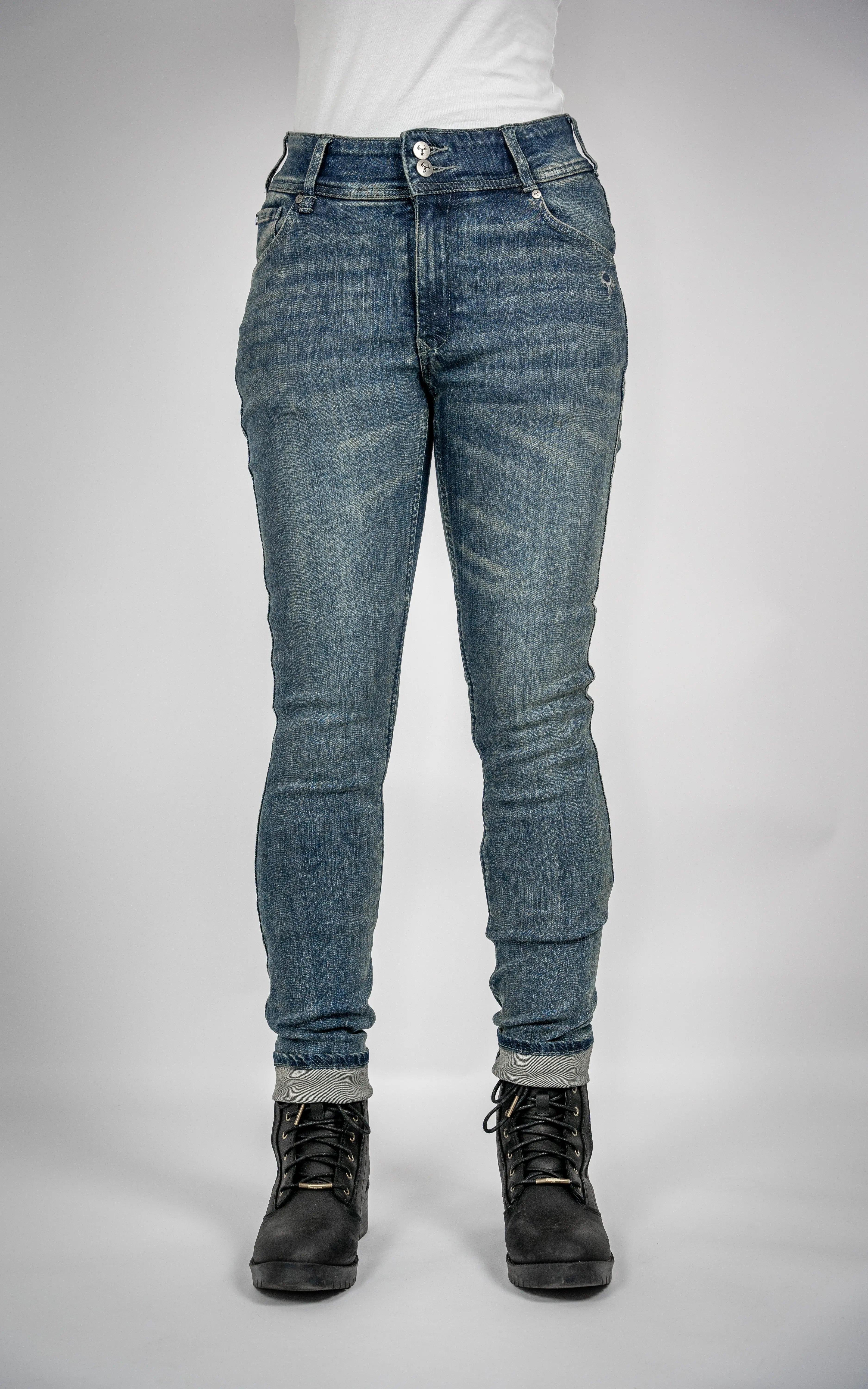 Bull-it Heron Straight Fit Denim Jeans Steel Blue  - FREE UK Shipping, FREE 365 Day Returns | Moto Central