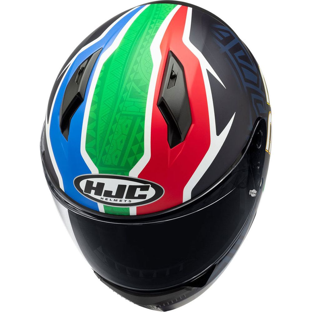 HJC C10 Brad Binder Full Face Helmet MC21SF Red / White / Blue - FREE UK Shipping, FREE 365 Day Returns | Moto Central