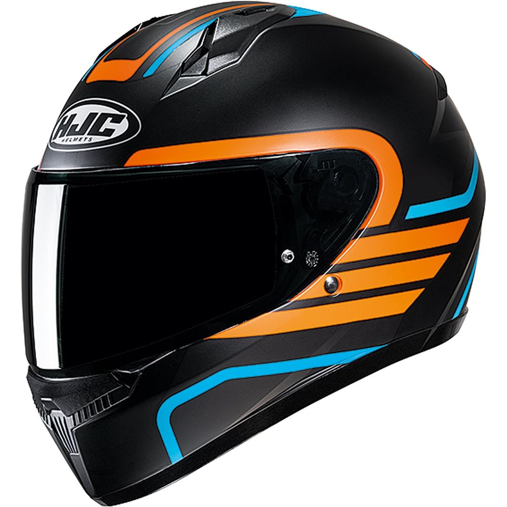 HJC C10 Lito Full Face Helmet MC27SF Blue / Orange - FREE UK Shipping, FREE 365 Day Returns | Moto Central