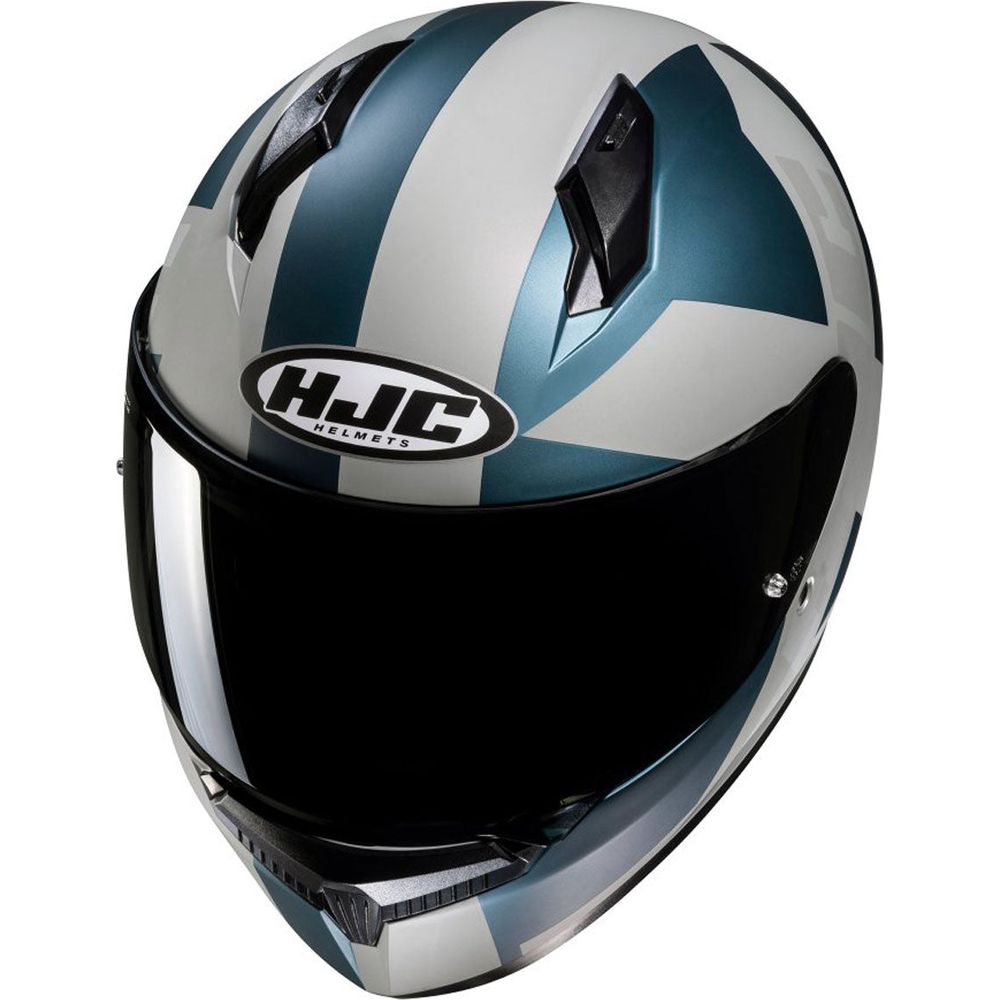 HJC C10 Tez Full Face Helmet MC2SF Blue - FREE UK Shipping, FREE 365 Day Returns | Moto Central