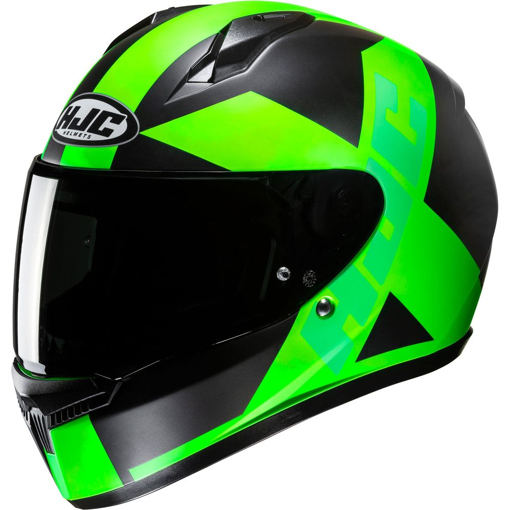 hjc c10 inka helmet HJC C10 Tez Full Face Helmet MC4HSF Green FREE Delivery, FREE Returns