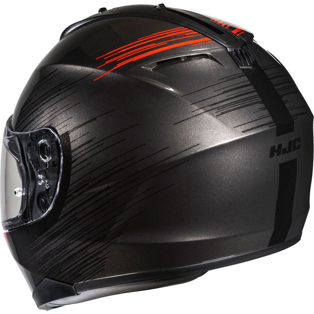 HJC C70N Sway Full Face Helmet MC1 Red - FREE UK Shipping, FREE 365 Day Returns | Moto Central