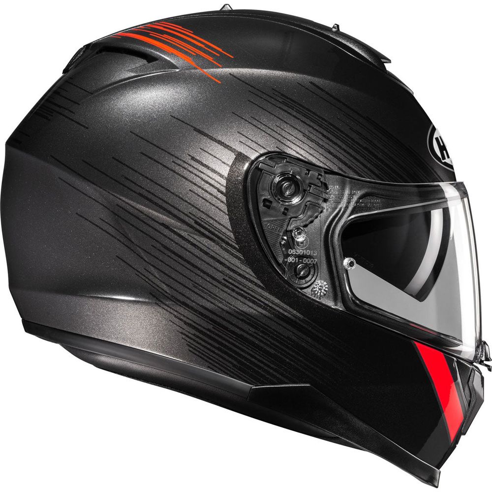 HJC C70N Sway Full Face Helmet MC1 Red - FREE UK Shipping, FREE 365 Day Returns | Moto Central