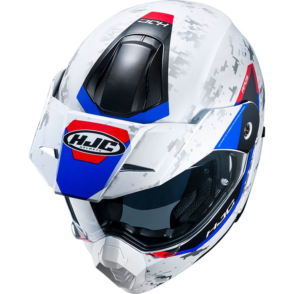 HJC C80 Bult MC21SF White / Red / Blue