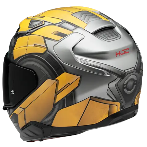 HJC F71 Bumblebee Hasbro MC3SF Yellow FREE UK Delivery, FREE 365 Day Returns | Moto Central
