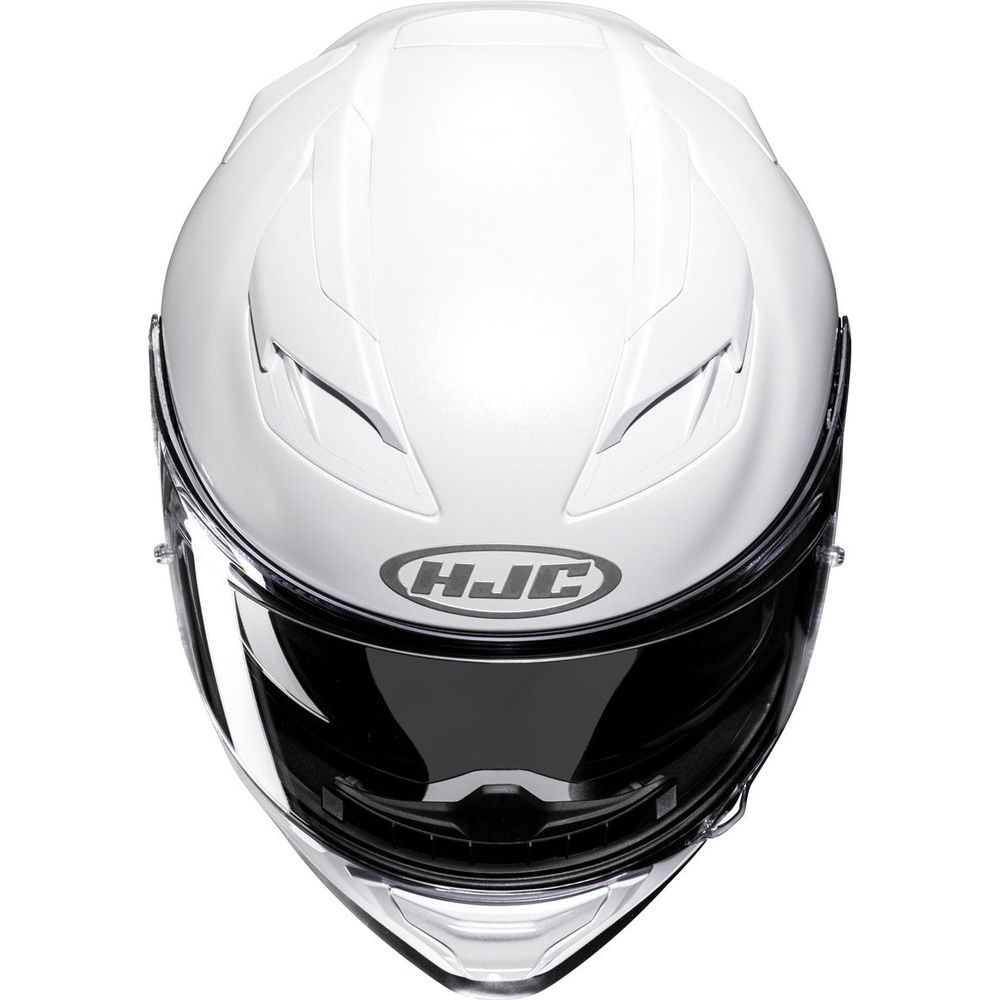 HJC F71 Full Face Helmet Pearl White - FREE UK Shipping, FREE 365 Day Returns | Moto Central