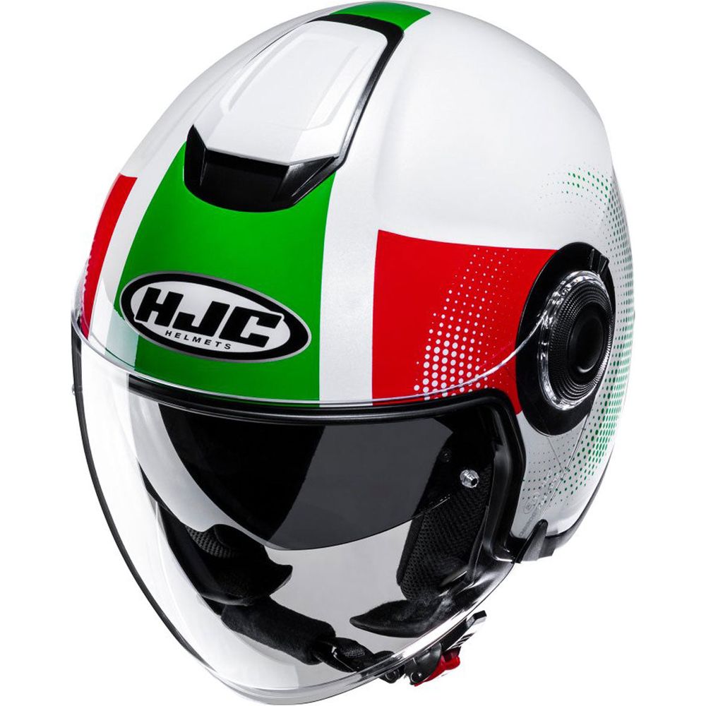 HJC I40N Pyle MC41 Green / White / Red
