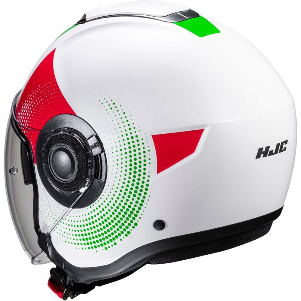 HJC I40N Pyle MC41 Green / White / Red