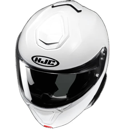 HJC I91 Flip-Up Helmet Pearl White - FREE UK Shipping, FREE 365 Day Returns | Moto Central