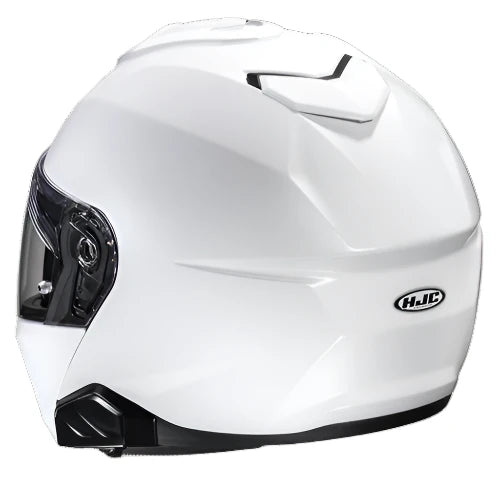 HJC I91 Flip-Up Helmet Pearl White - FREE UK Shipping, FREE 365 Day Returns | Moto Central