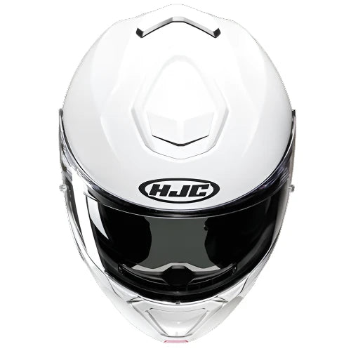 HJC I91 Flip-Up Helmet Pearl White - FREE UK Shipping, FREE 365 Day Returns | Moto Central