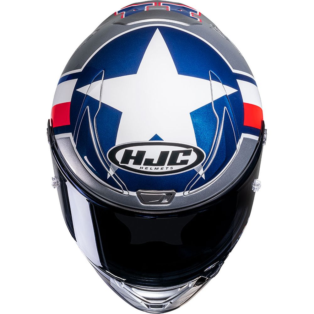 HJC RPHA 1 Ben Spies Silverstar Full Face Helmet Silver - FREE UK Shipping, FREE 365 Day Returns | Moto Central