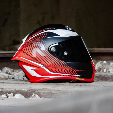 HJC RPHA 1 Lovis Full Face Helmet MC1SF Red - FREE UK Shipping, FREE 365 Day Returns | Moto Central