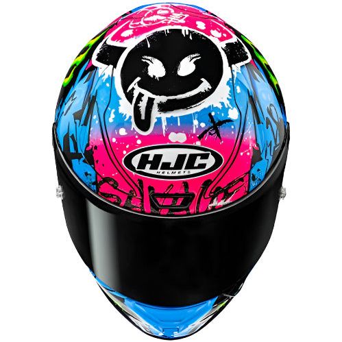 HJC RPHA 1 Quartararo Le Mans Special MC28 Black / Blue / Pink