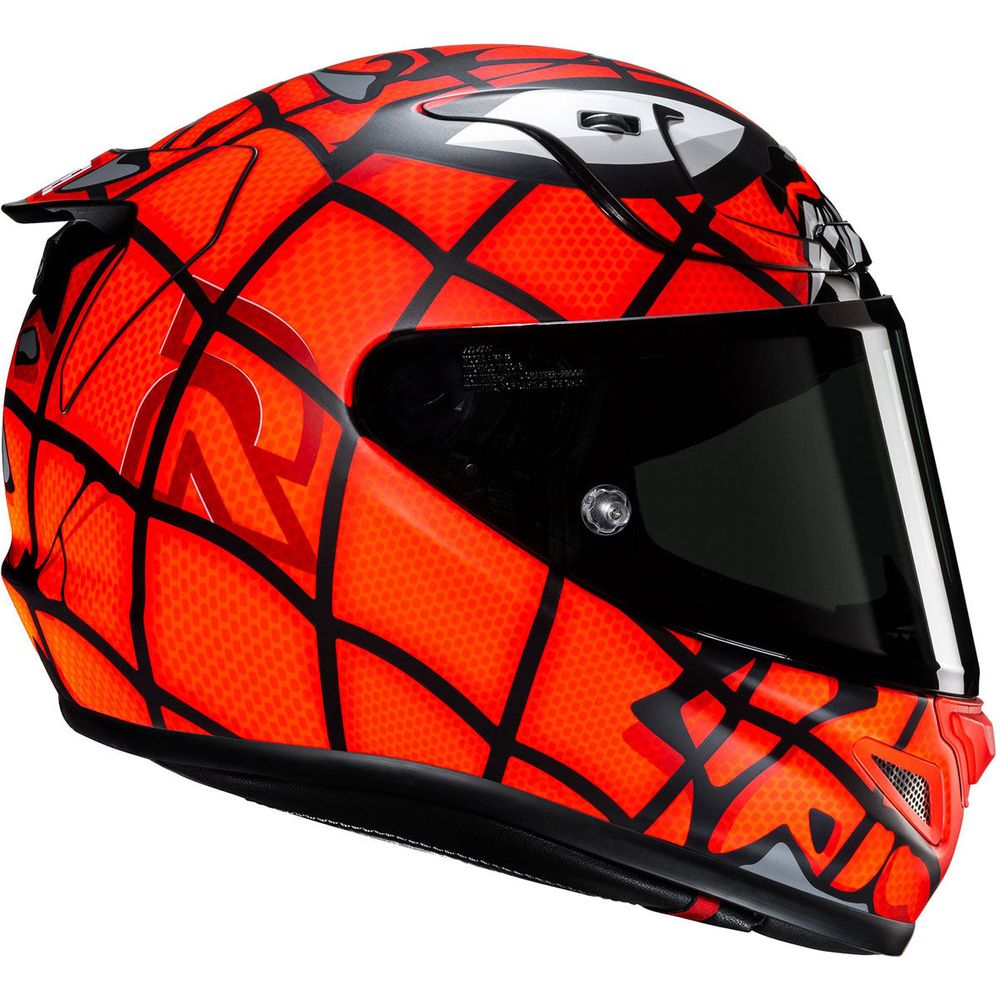 HJC RPHA 12 Maximized Venom Marvel Full Face Helmet MC1SF Black / Red - FREE UK Shipping, FREE 365 Day Returns | Moto Central