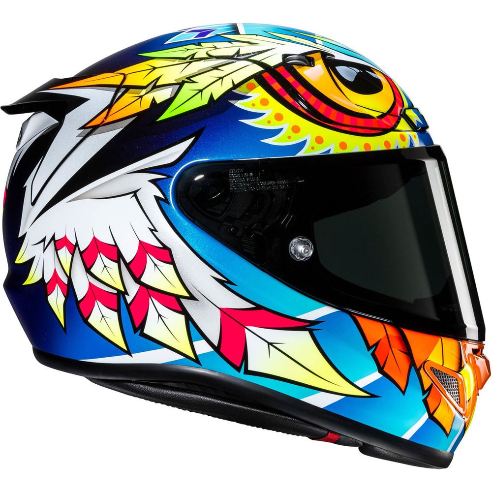 HJC RPHA 12 Spasso Full Face Helmet MC3H Blue - FREE UK Shipping, FREE 365 Day Returns | Moto Central