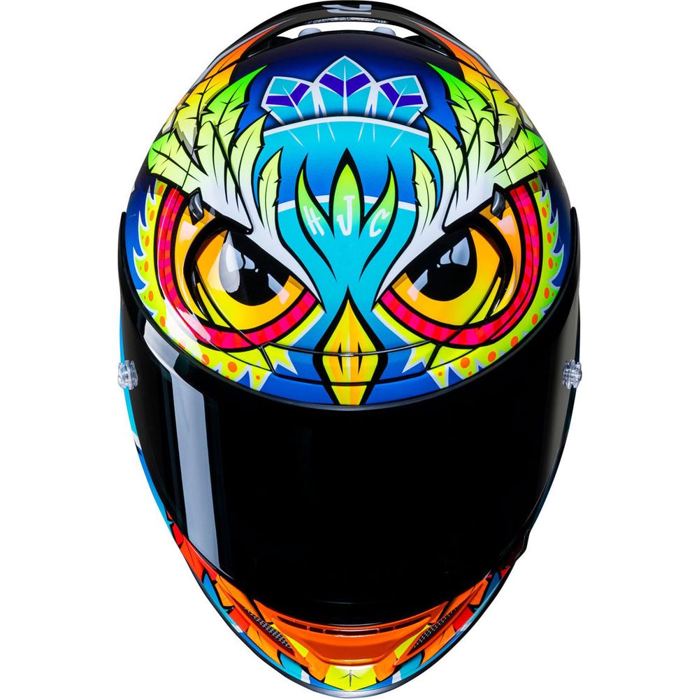 HJC RPHA 12 Spasso Full Face Helmet MC3H Blue - FREE UK Shipping, FREE 365 Day Returns | Moto Central