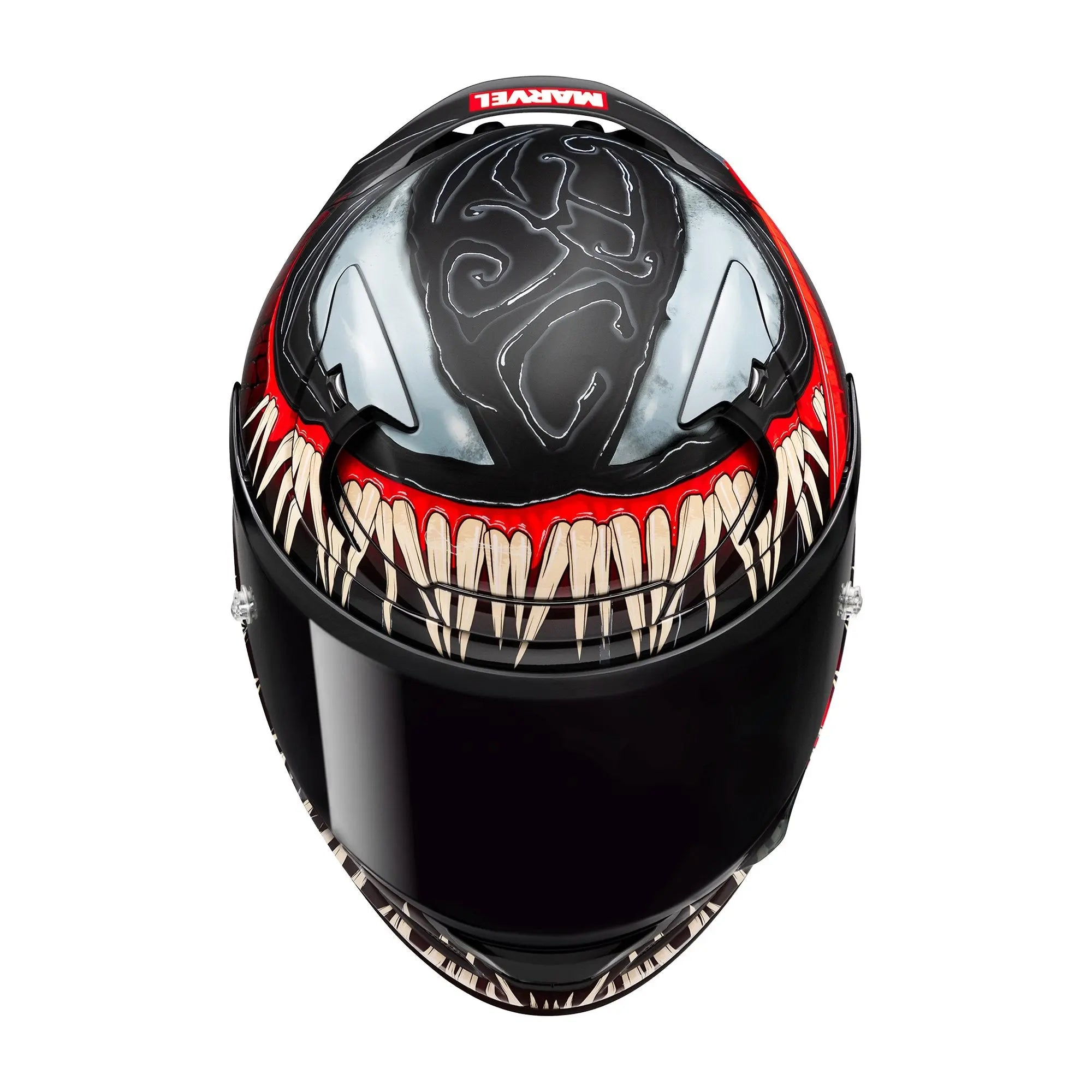 HJC RPHA 12 Venom 3 Marvel MC1SF Black / Red - FREE UK Shipping, FREE 365 Day Returns | Moto Central