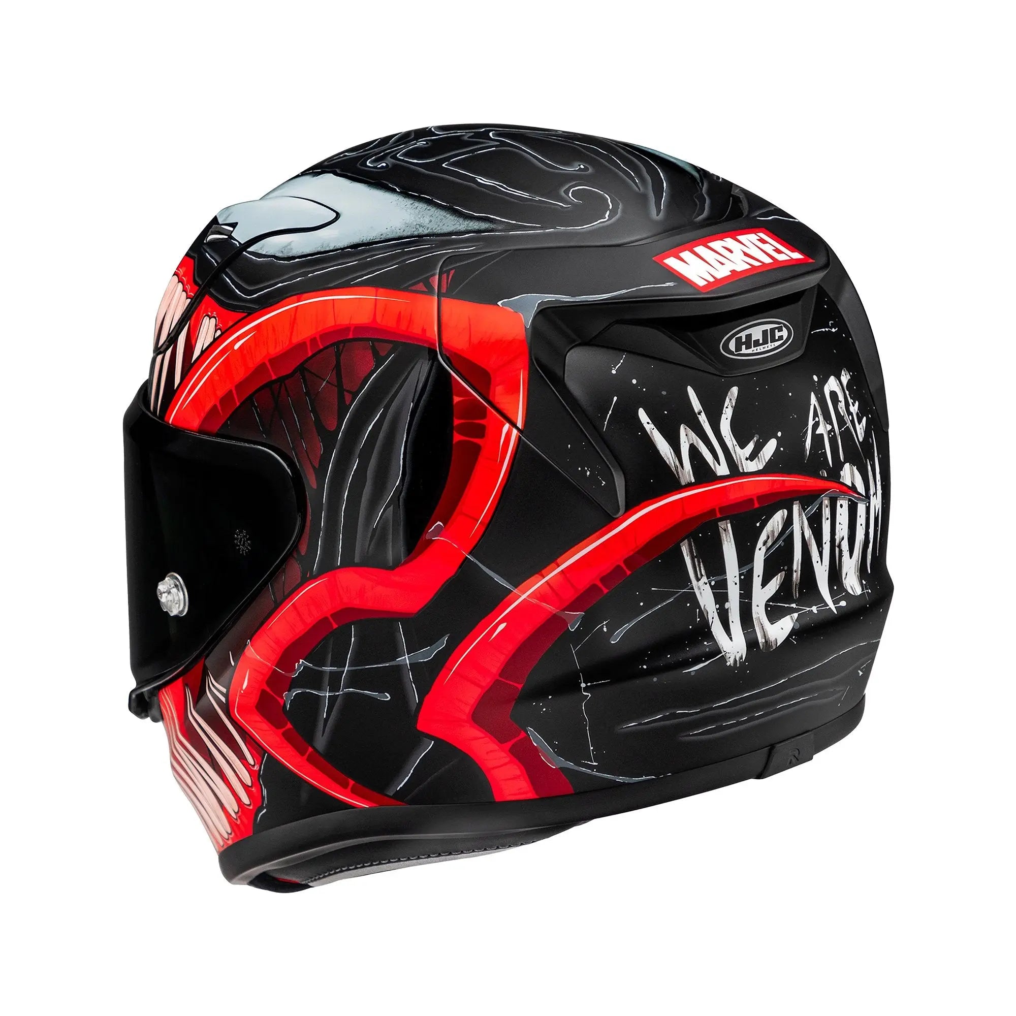 HJC RPHA 12 Venom 3 Marvel MC1SF Black / Red - FREE UK Shipping, FREE 365 Day Returns | Moto Central