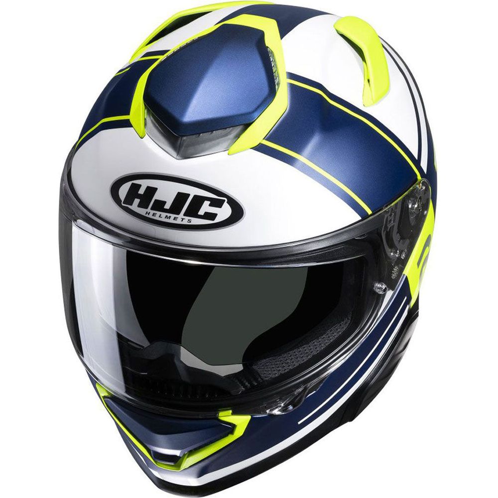 HJC RPHA 71 Zecha Full Face Helmet MC3HSF Yellow / White / Blue - FREE UK Shipping, FREE 365 Day Returns | Moto Central
