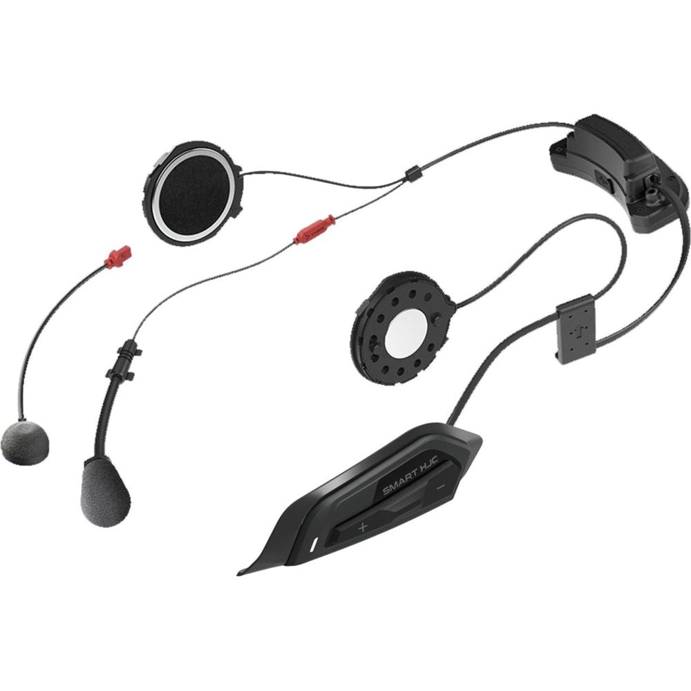bluetooth motorcycle helmets uk HJC Smart 21B Bluetooth Communication System Device Black FREE P&P