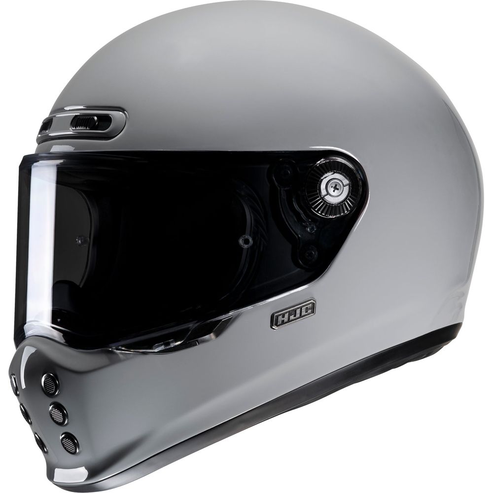 HJC V10 グレー クラシック フルフェイス ヘルメットL(58-59cm) HJC V10 Full Face Helmet N Grey FREE UK Delivery, FREE 365 Day Returns