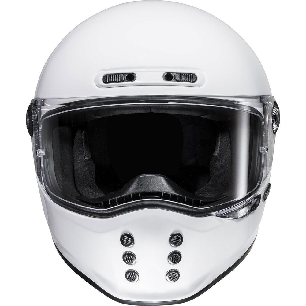 HJC V10 Full Face Helmet White - FREE UK Shipping, FREE 365 Day Returns | Moto Central