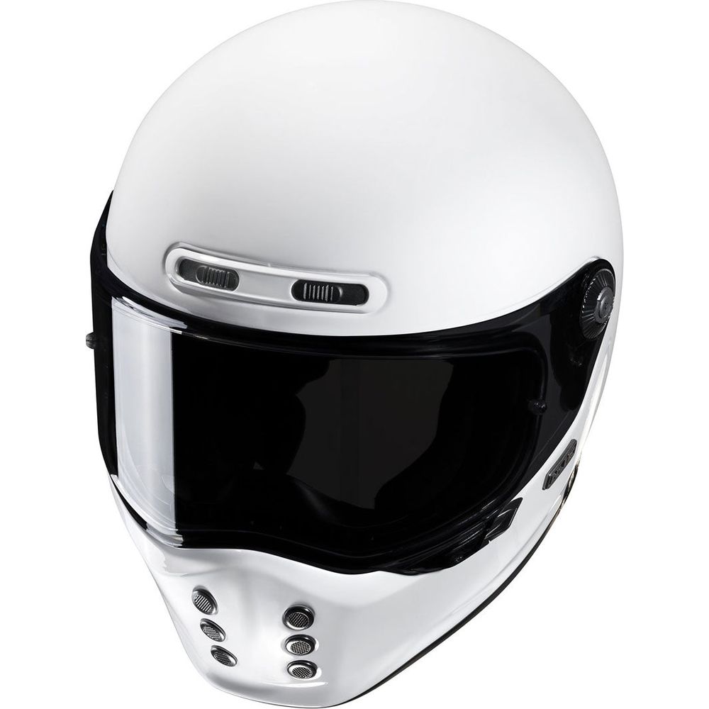 HJC V10 Full Face Helmet White - FREE UK Shipping, FREE 365 Day Returns | Moto Central