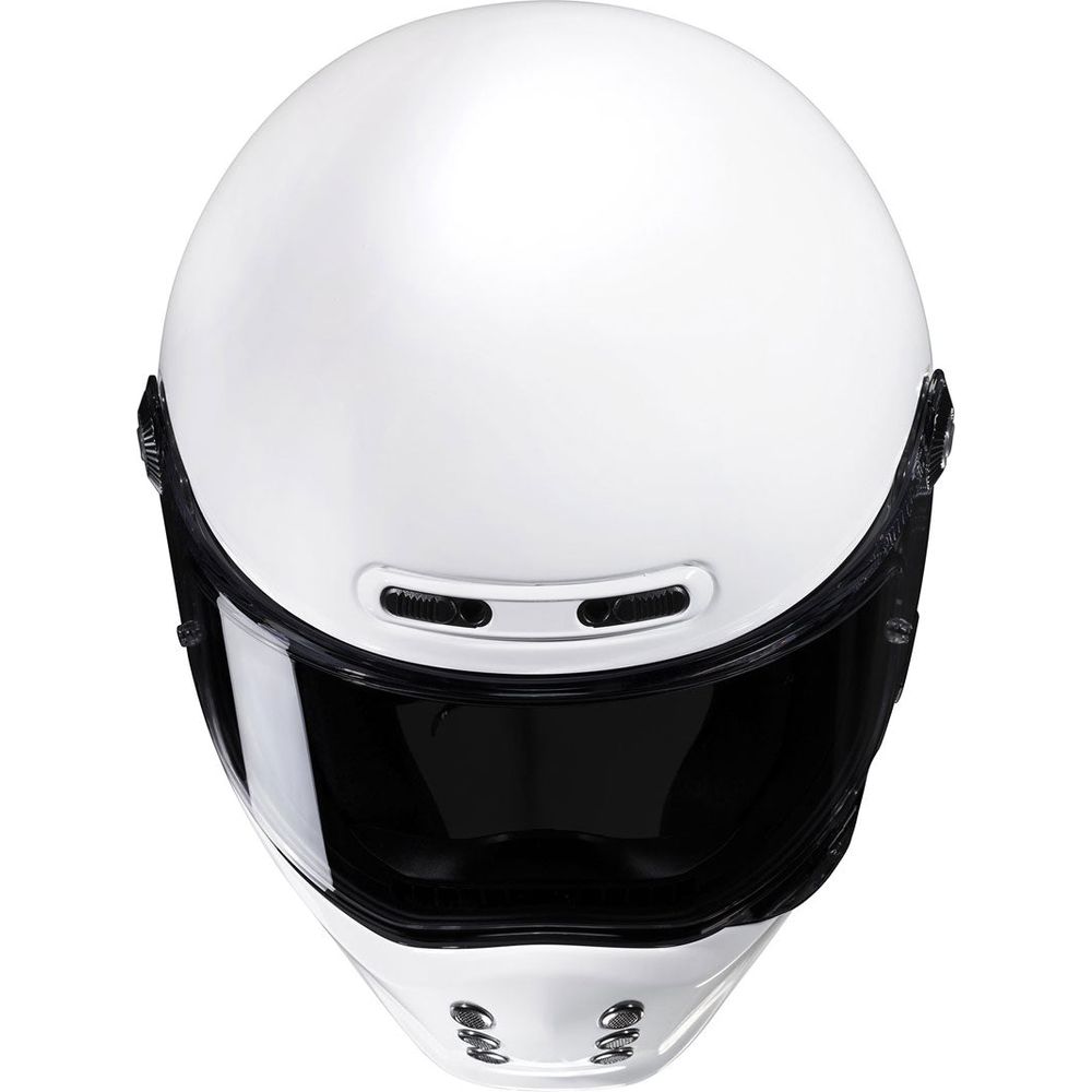HJC V10 Full Face Helmet White - FREE UK Shipping, FREE 365 Day Returns | Moto Central