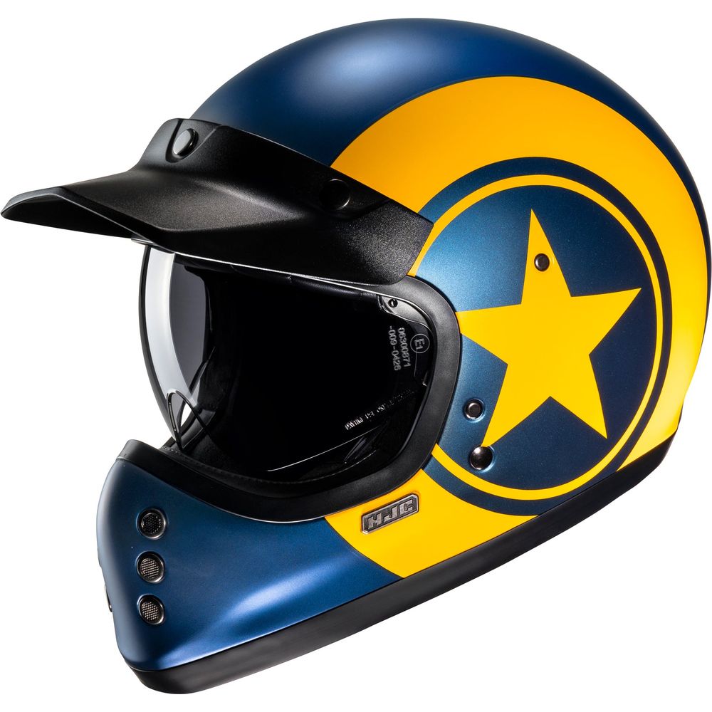HJC V60 Nyx Full Face Helmet MC3SF Yellow - FREE UK Shipping, FREE 365 Day Returns | Moto Central