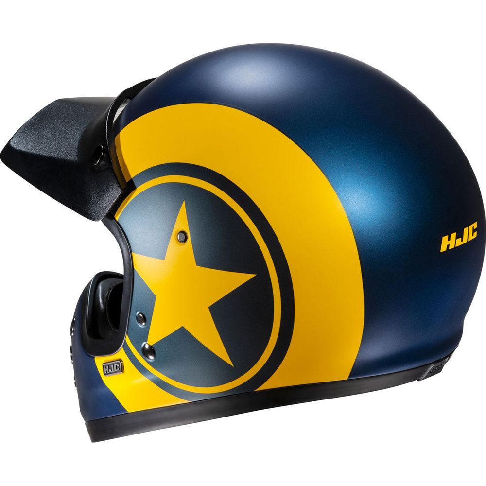 HJC V60 Nyx Full Face Helmet MC3SF Yellow - FREE UK Shipping, FREE 365 Day Returns | Moto Central