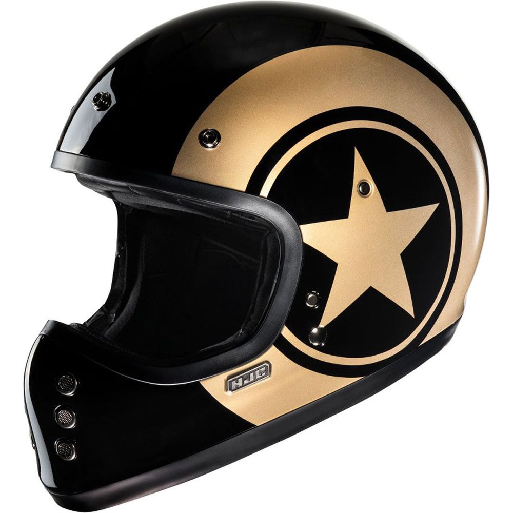 HJC V60 Nyx Full Face Helmet MC9 Gold - FREE UK Shipping, FREE 365 Day Returns | Moto Central