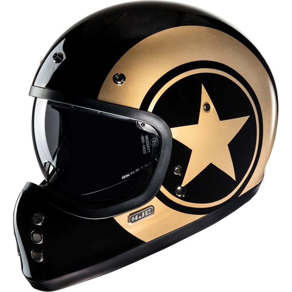 HJC V60 Nyx Full Face Helmet MC9 Gold - FREE UK Shipping, FREE 365 Day Returns | Moto Central