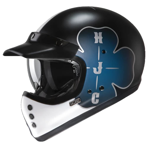 HJC V60 Ofera Full Face Helmet MC2SF Blue - FREE UK Shipping, FREE 365 Day Returns | Moto Central