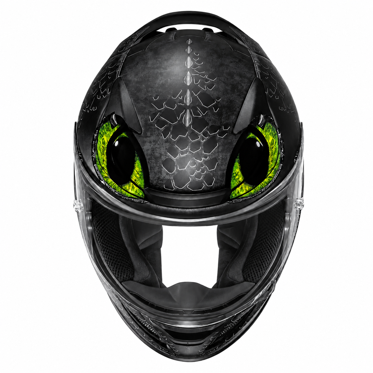 HJC RPHA 12 Toothless 2 Universal MC4SF, alternate full-face motorcycle helmet angle on white background