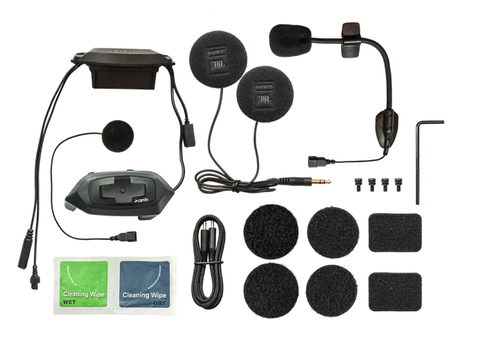 Cardo HJC Spirit Bluetooth Intercom Systems Black FREE UK Delivery, FREE 365 Day Returns | Moto Central