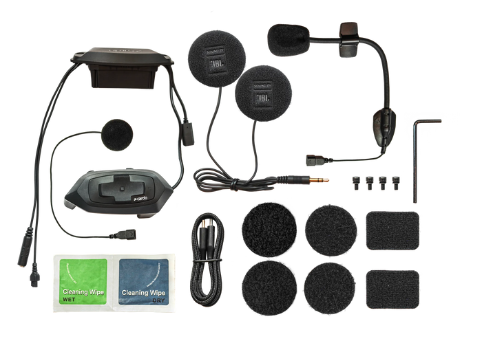 Cardo HJC 4X Bluetooth Intercom Systems Black FREE UK Delivery, FREE 365 Day Returns | Moto Central