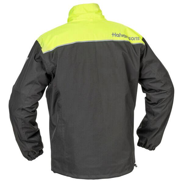 Halvarssons Bofallet Rain Over Jacket Black / Yellow