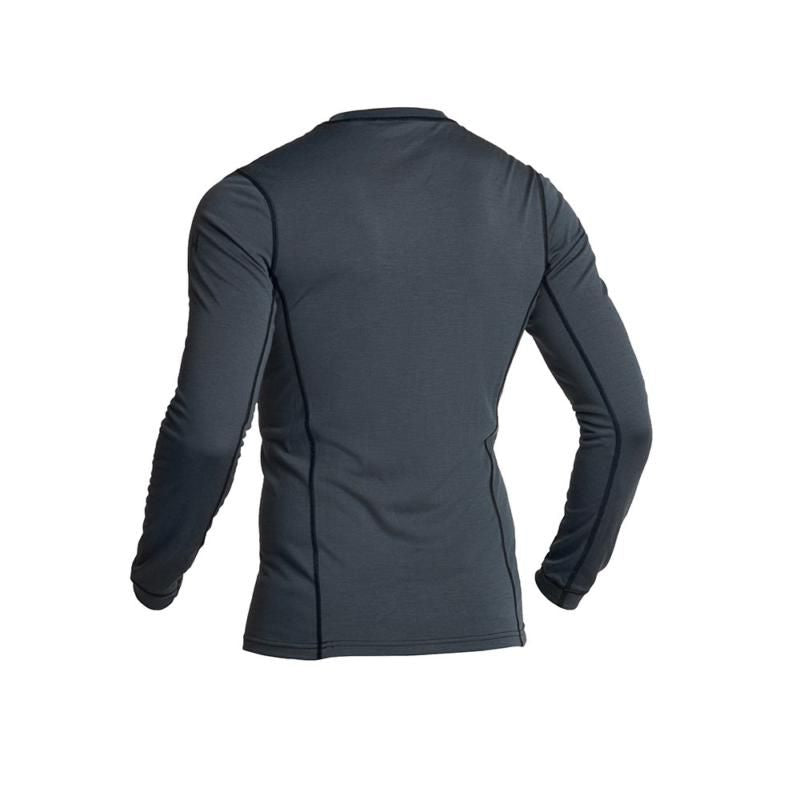 Halvarssons Comfort Long Sleeves Merino Wool Base Layer Top Grey