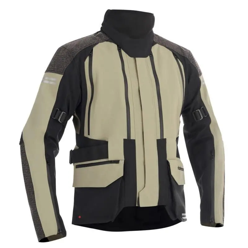 Halvarssons Dalen Textile Jacket Khaki / Black - FREE UK Shipping, FREE 365 Day Returns | Moto Central