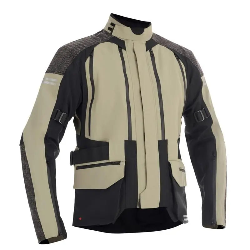 Halvarssons Dalen Textile Jacket Khaki / Black - FREE UK Shipping, FREE 365 Day Returns | Moto Central